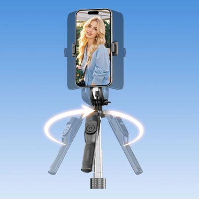 7. Orico SPM190 Selfie-Stick mit Stativ (1/4") für Smartphone-Kameras, 360°-Drehung, Bluetooth 5.2 – Schwarz