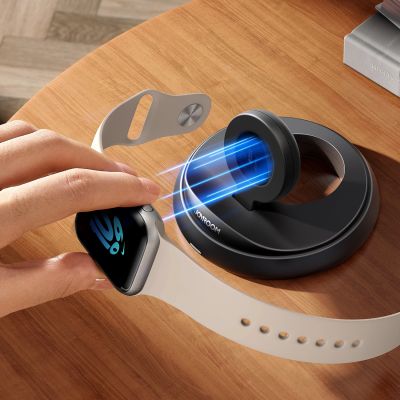 10. Joyroom JR-W12 faltbares induktives Ladegerät für Apple Watch – Schwarz