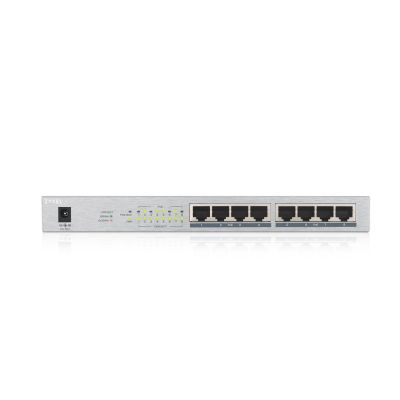 3. Zyxel GS1008-HP 8p PoE-Switch (PoE+: 8) 60W Unmanaged Gigabit