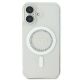 3. Guess IML Strassstein-MagSafe-Hülle für iPhone 16 Plus – Weiß