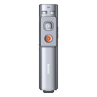 3. Baseus Orange Dot Kabelloser Laserpointer für Präsentationen - Grau (Batterie nicht enthalten)
