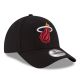 3. New Era 9FORTY NBA The League Miami Heat Schwarze Kappe - 11405603