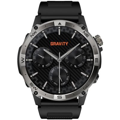 7. Smartwatch Gravity Schwarzes Armband + Armband GT46-1