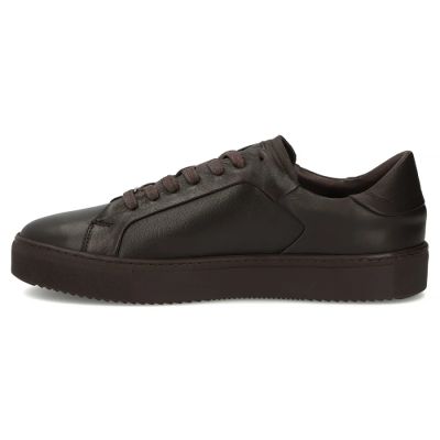 4. Herren-Sneaker aus braunem Leder, Modell Filippo MP8274