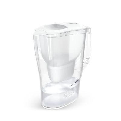 2. BRITA Aluna Kanne 2,4 l + 2 MAXTRA Kartuschen (weiß)