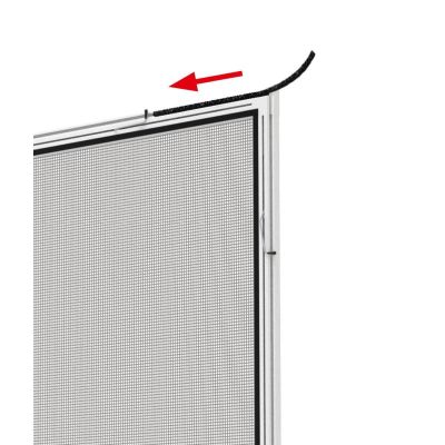 12. Moskitonetzfenster Aluminium 130x150 Weiß