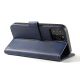 4. Magnet Case elegante Hülle mit Überschlag und Standfunktion für Samsung Galaxy A73 blau