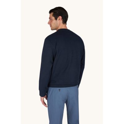 2. Paul&Shark Herren-Sweatshirt aus Baumwolle und Lyocell, marineblau 26411803-50