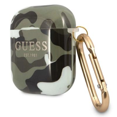 2. Guess GUA2UCAMA AirPods bedecken die grün/khaki Camo Collection