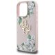 6. Guess Grained Roses Big 4G Logo iPhone 16 Pro Hülle - Rosa