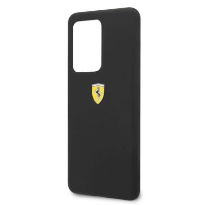 5. Ferrari Hardcase FESSIHCS69BK S20 Ultra G988 schwarz/schwarzes Silikon