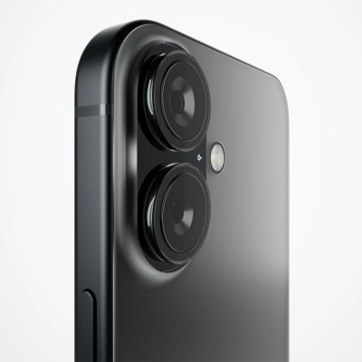 2. Puro Individual Camera Lens gehärtetes Glas für Kameraobjektive für iPhone 16 / iPhone 16 Plus