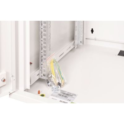 16. 19-Zoll 16U Digitus Wandschrank 820x600x600 mm, grau (RAL 7035)