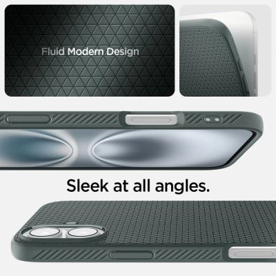 11. Spigen Liquid Air Hülle für iPhone 16 – Grün