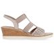 24. Bequeme Keilsandaletten Remonte W RKR667 Roségold