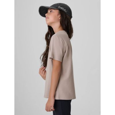 4. Mädchen-T-Shirt mit Aufdruck, regulär, Größe 4F 4FJKAW26TTSHF4424-83S