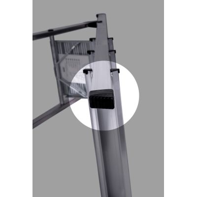 4. SOLIDY KRAUSE 4-stufige freistehende Leiter