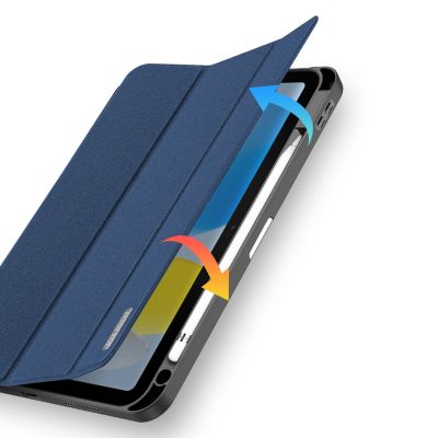 8. Dux Ducis Domo Smart Cover Hülle mit Ständer für iPad 10,9" (2022) / iPad 11" (2025), blau