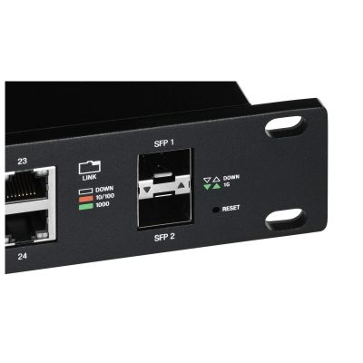 5. Ubiquiti EdgeSwitch 24 PoE (250W) 26p PoE (PoE+: 24;) 220W Managed Gigabit