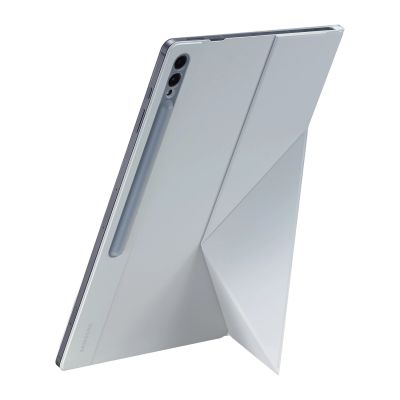 2. Klapphülle mit Ständer für Samsung Galaxy Tab S9 Ultra Smart Book Cover – weiß
