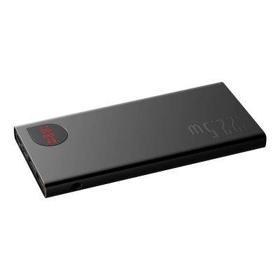 8. Baseus Adaman Metal Power Bank mit Schnellladung 10000 mAh 22,5 W (Overseas Edition 2021) Schwarz