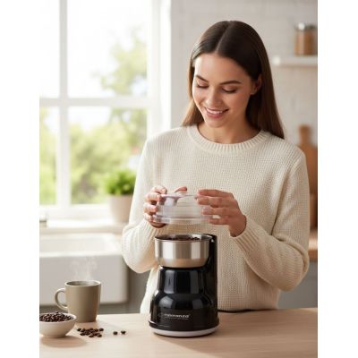 11. Esperanza Lungo EKC002K Kaffeemühle (160W; Schlagmühle; schwarz)