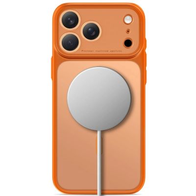 4. Tech-Protect MagPrime MagSafe CC Hülle für iPhone 18 Pro / 17 Pro – mattes Orange