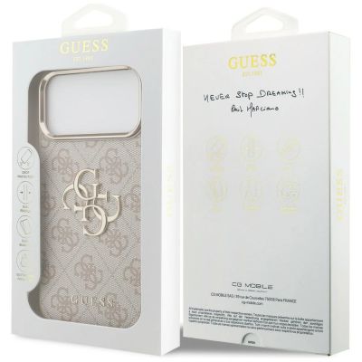 8. Guess 4G Big 4G Classic Logo Hülle für iPhone 17 Pro Max / 18 Pro Max - Roségold