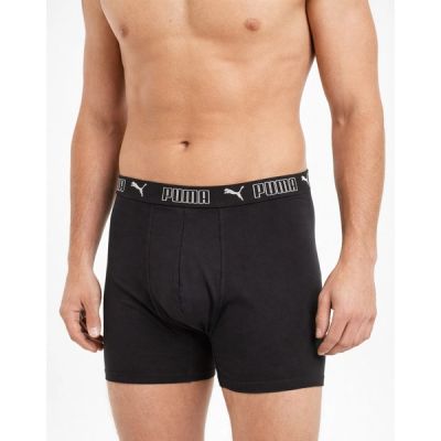 5. Puma Herren Boxershorts Lang 3er-Pack Schwarz Bequem