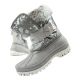 Lee Cooper Winterstiefel Kinder isolierte Schneestiefel für Mädchen Grau