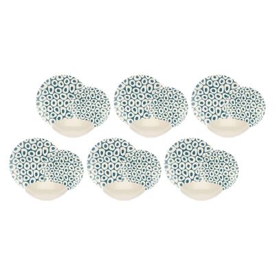 2. ROSE&TULIPANI SEA STONES Dinner-Set für 6 Personen