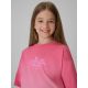 3. Locker geschnittenes Mädchen-T-Shirt mit Aufdruck 4F 4FJRSS26TTSHF4186-90A