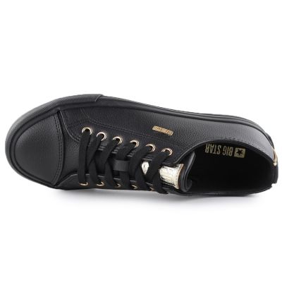 4. Damen-Sneaker, niedrig geschnitten, Kunstleder, weiß, Big Star RR274749