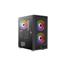 AEROCOOL PGS GRAPHITE-G-BK-v2 FRGB Gehäuse Schwarz