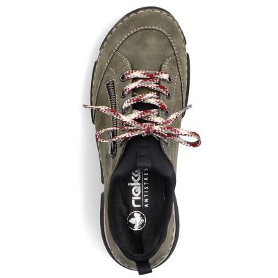 40. Bequeme Rieker W RKR610 grüne Schuhe