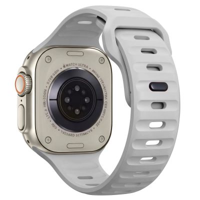 2. Tech-Protect Silikonarmband für Apple Watch 44 / 45 / 46 / 49 mm – Grau