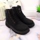 5. NEWS W EVE364A schwarze isolierte Wanderstiefel mit Reißverschluss