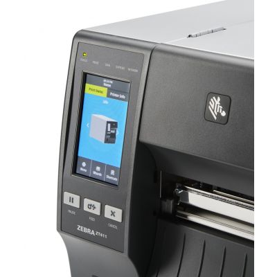 6. ZT411 / Thermotransferdrucker / 203 dpi / USB / USB-Host / RS232 / Ethernet / Bluetooth 4.1 / MFi-Etikettendrucker