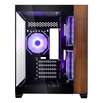 3. Cooler Master Elite 481 Mini-Tower aus Holz, Schwarz