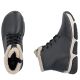 6. Damen-Ankle-Boots aus Leder, gefüttert, schwarz, Rieker 45946-00
