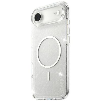 2. CARE by PanzerGlass Flagship Urban Explorer Case mit weißem MagSafe für iPhone Air – Klarer Glitzer