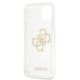 7. Guess GUHCP12LPCUGL4GTR iPhone 12 Pro Max 6,7" transparentes Hartschalenetui Glitter 4G Big Logo