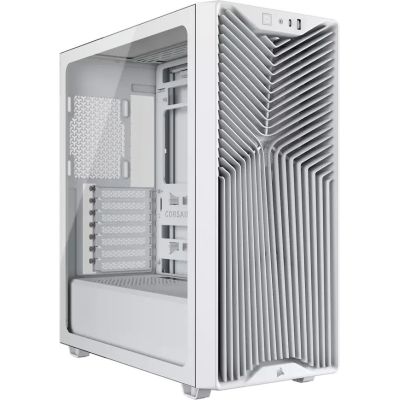 5. Corsair 3200D RS Mid-Tower Gehäuse, weiß