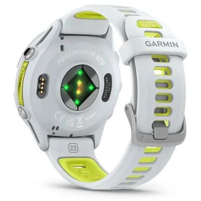 15. Sportuhr Garmin Forerunner 970 Whitestone/Amp Yellow
