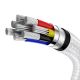 5. Baseus Cafule Metall-Netzteil 100W USB-C – USB-C-Kabel 2 m – Weiß