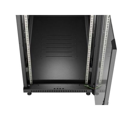 12. Lanberg FF01-6222-12B 22U Rack, freistehend, schwarz