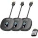 Unitek Kabelloser HDMI-Transmitter 1080p, 1 Transmitter + 2 Receiver, Schwarz