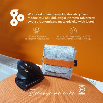 11. R-Go Beidhändige ergonomische Twis-Maus