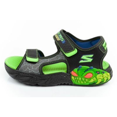 23. Skechers Jr. 400614L/BKLM Sandalen