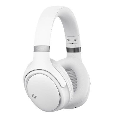 4. HAVIT H630BT Bluetooth-Kopfhörer (Weiß)